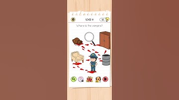 Braintest level=9 Where is the vampire #braintestsolution #youtubeshort #games #allgamesbraintest4 #