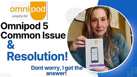 OMNIPOD 5 & DEXCOM: A HUGE PROBLEM &  RESOLUTION: #diabetes #type1diabetes