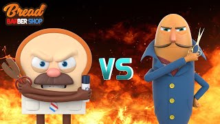 BreadBarbershop | Match against a rival | english/animation/dessert/cartoon