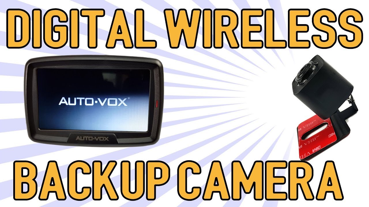 Auto-Vox Wireless Digital Backup Camera System, Trucks Digital