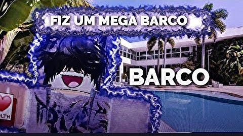 CONSTRUI UM MEGA BARCO 😱 - Roblox