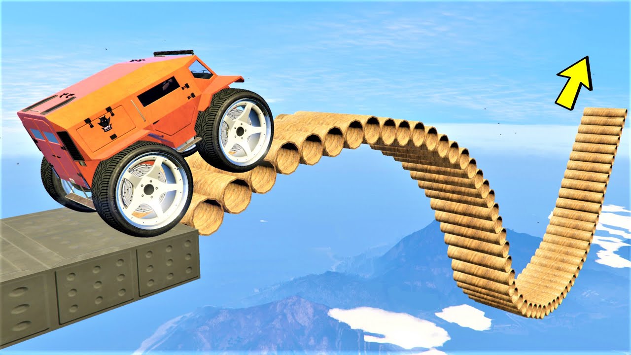 GTA 5 🐸 Giant Wheels Truck Unusual Road YouTube