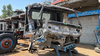Hino Truck Cabin Major Accident| Let's recycle them with Homemade tools