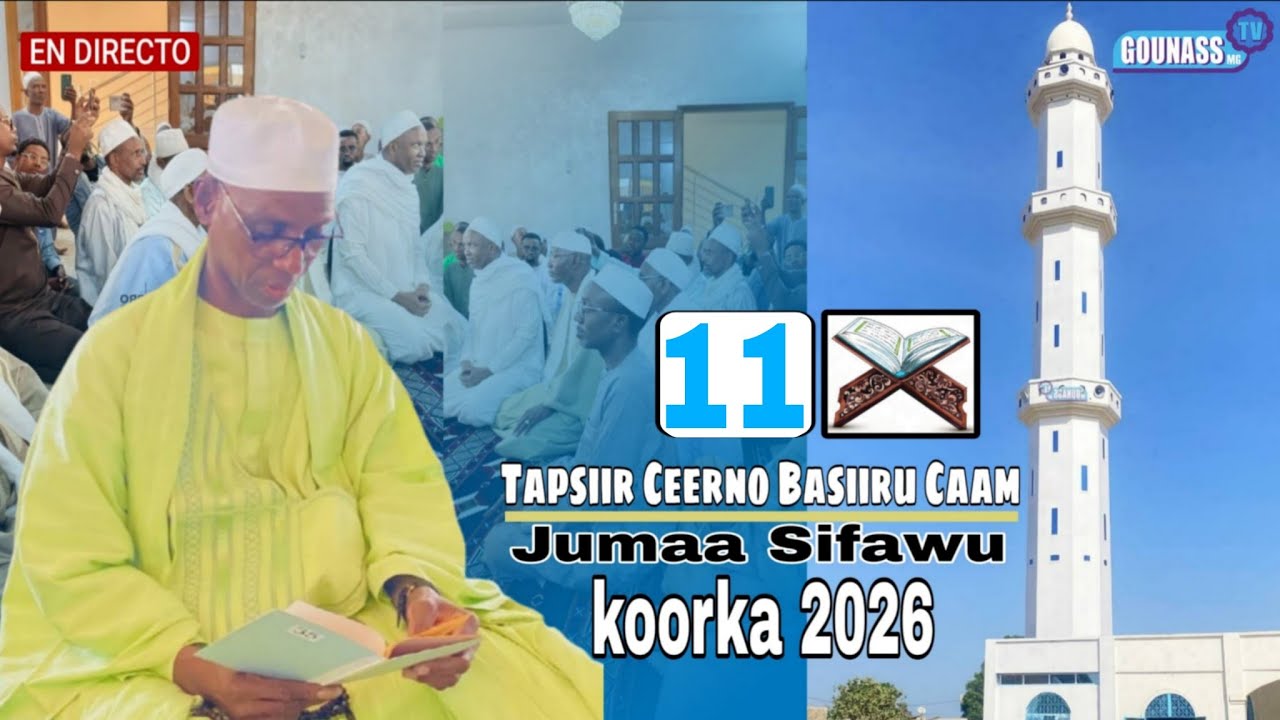 Tapsiir Ceerno Basiiru Caam Jama sifawou koorka Le 01/ Mars 2026