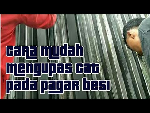 cara mudah mengupas cat pada besi