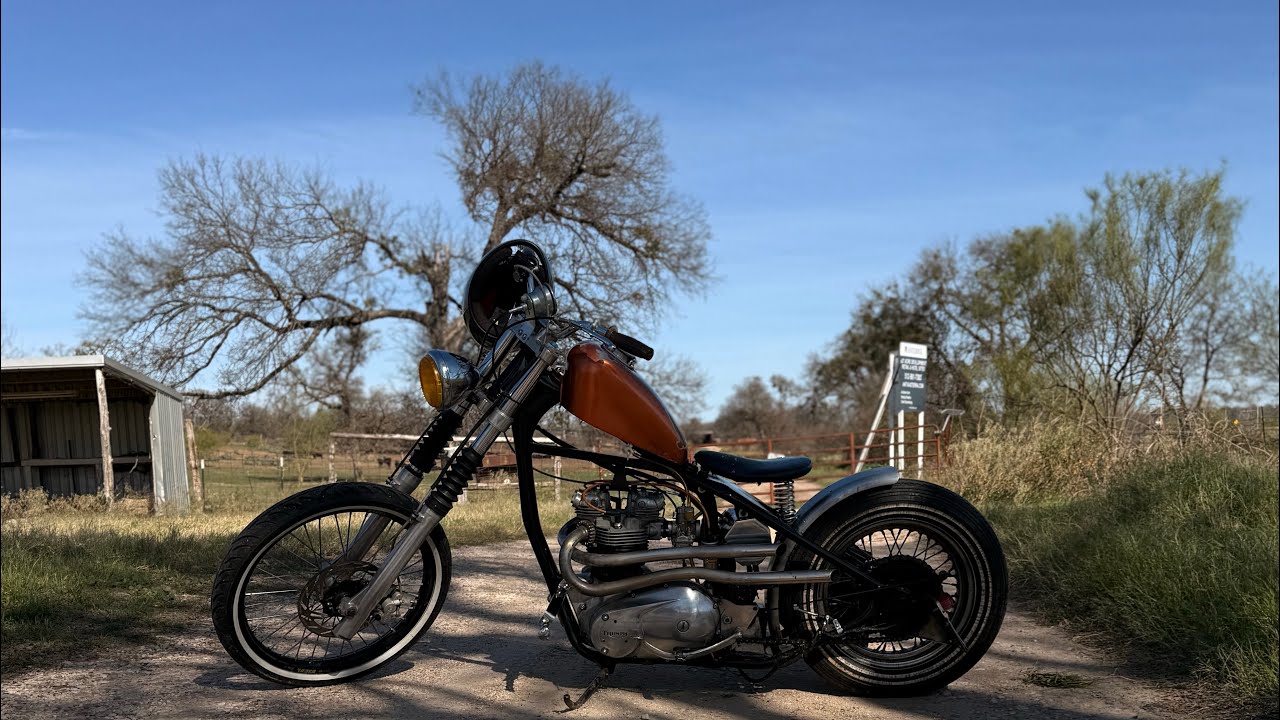 Chopper ride on the Austin Texas back roads