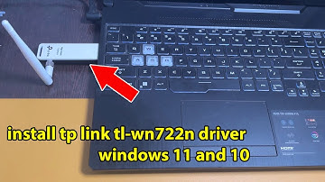 How to install tp link tl wn722n driver windows 11 and 10