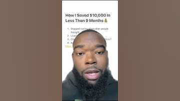 4 Steps To Saving Your First $10,000 📈