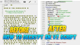 How To Decrypt SN V7  Encryption Lua Script With Dec Tool (Decrypt All Script ) | Paid Dec Tool