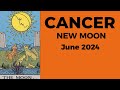 Cancer: Deep Desire Brings In A Blessed Shift! 🌕 June 2024 New Moon Tarot Reading