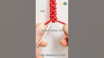 #209 Bracelet Knitting Tutorial, Macrame #shorts #macrametutorial #tricks #howto #craftideas
