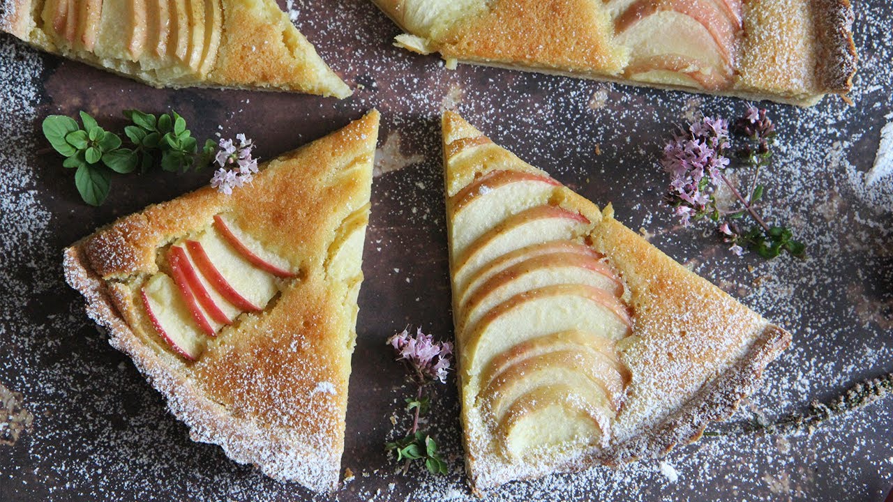 Apple Almond Tart | Laura in the Kitchen