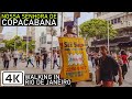 Walking on Nossa Senhora de Copacabana Avenue, Rio de Janeiro, Brazil | 【4K】 Binaural 2020