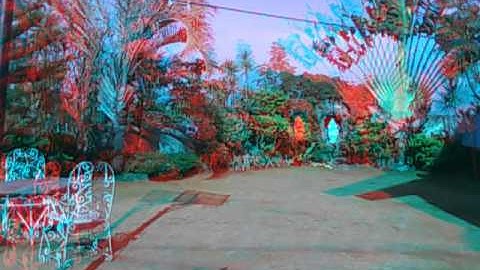 Anaglyph 3D Video flight of the Eflite Blade MSR RC Helicopter - Outdoors 4