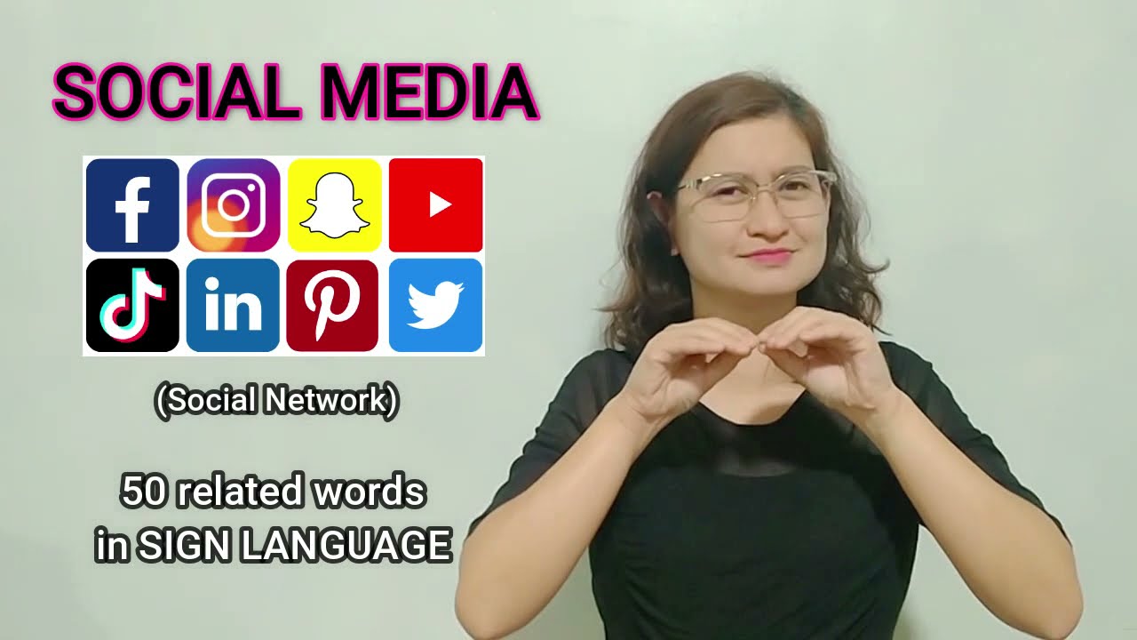 Социальные сети на филиппинском языке жестов (FSL) | 52 слова
