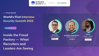 Interview Security Summit 2025 | Session 2 | Fraud Trends in Recruiting