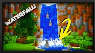 ✔How To Make A Cool Realistic Waterfall In Minecraft Pe !?