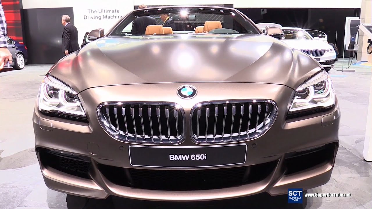2016 Bmw 6 Series 650i Convertible Exterior And Interior 2016 Bmw 6 Series 650i Convertible Exterior And Interior Walkaround Detroit Auto Show