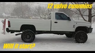 12 Valve Cummins -10F Cold Start