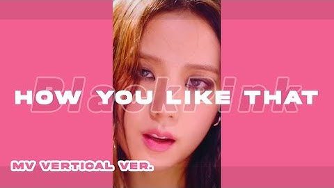 BLACKPINK - How You Like That Vertical Ver. MV