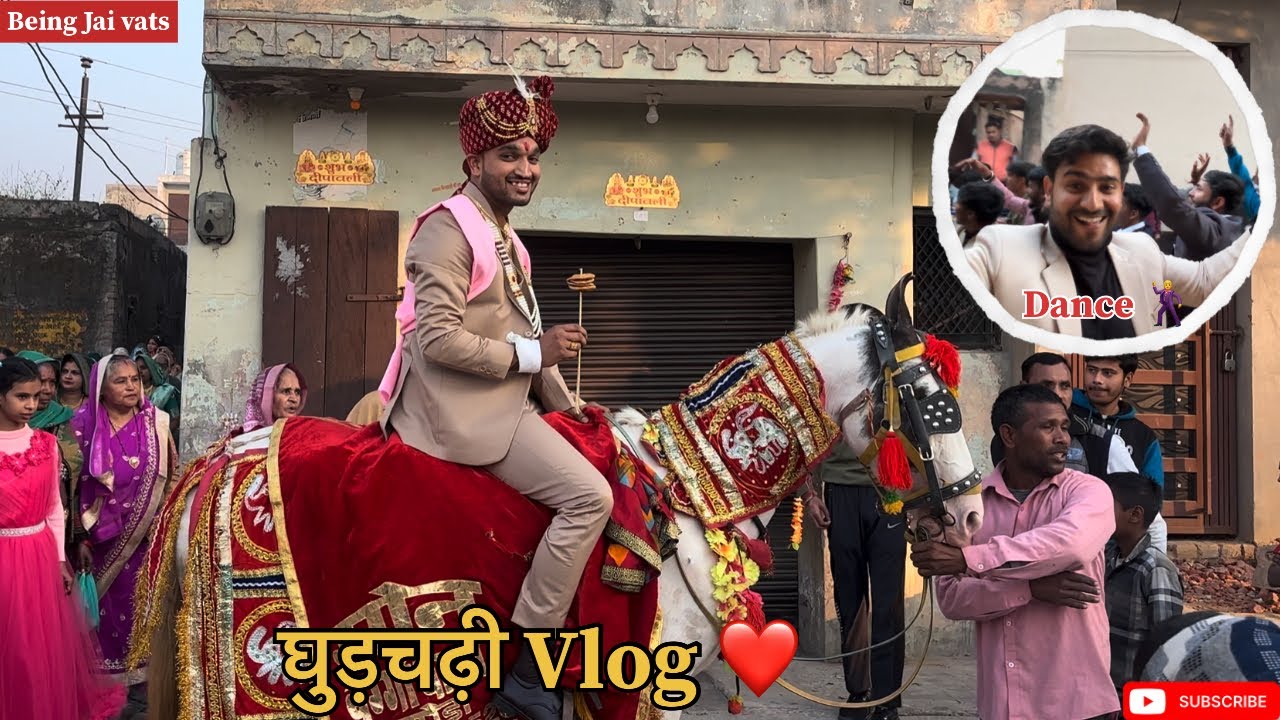 Bhai Ki Ghurchadi ❤️ | full घुड़चढ़ी vlog ….. @Beingjaivats ​