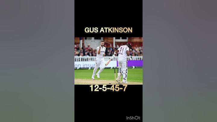 Gus Atkinson - What a spell 45/7 | Eng vs WI #ytshorts #cricket #testcricket