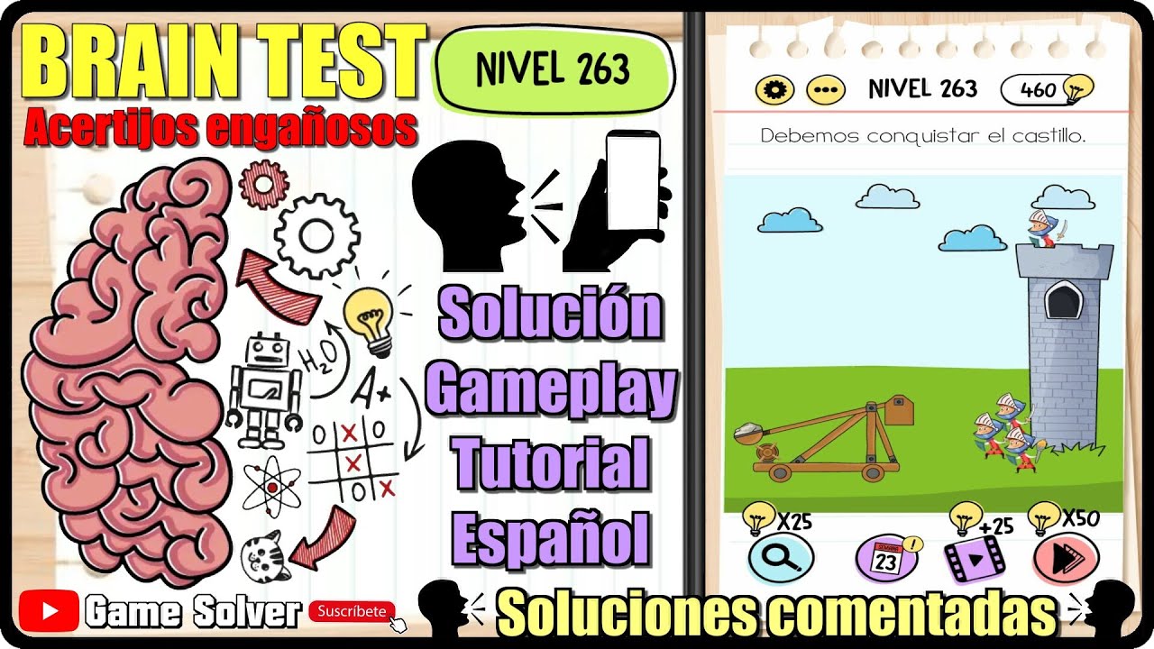 𝐁𝐑𝐀𝐈𝐍 𝐓𝐄𝐒𝐓 || SOLUCIÓN NIVEL 263 [𝐆𝐀𝐌𝐄𝐏𝐋𝐀𝐘 | 𝐓𝐔𝐓𝐎𝐑𝐈𝐀𝐋 | 🗣ESPAÑOL] ️ ...