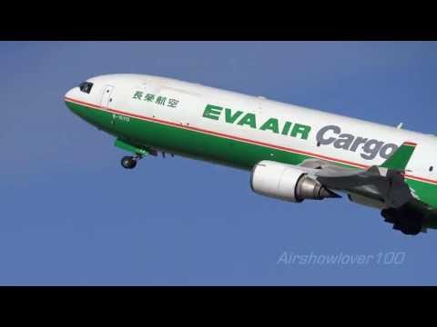EVA Air Cargo McDonnell Douglas MD-11F Takeoff LAX