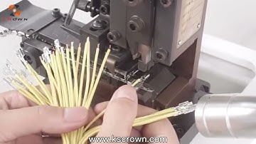 Wire terminal crimping machine suitable for low-volume production - Suzhou Crown