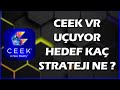 Ceek VR Coin Son Durum Analizi ve Yorum | Ceek de Hedef Kaç Dolar ?