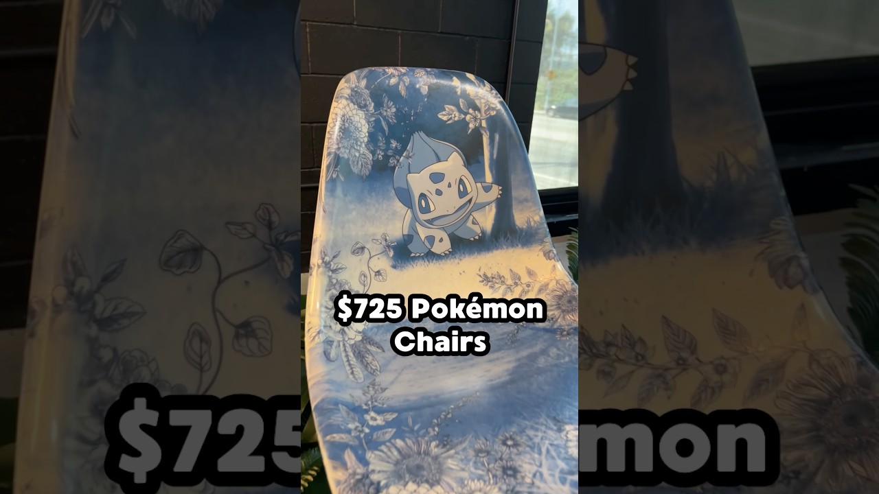 $700 Luxury Pokémon Chair - YouTube