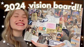 2024 Vision/Dream Board! ☁️⭐️ || Goals, Dreams, Future Plans, New Year Resolutions