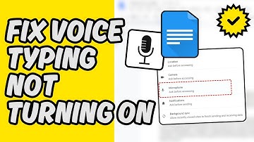 [Easy Guide] Fix Google Docs Voice Typing Not Turning On