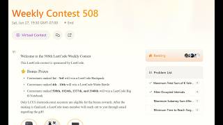 Leetcode Weekly Contest 508 Solutions