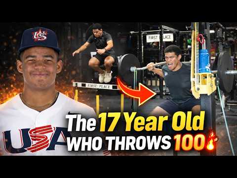 Explosive Leg Day with the 17 year old who Throws 100 MPH | Samir Mohammed