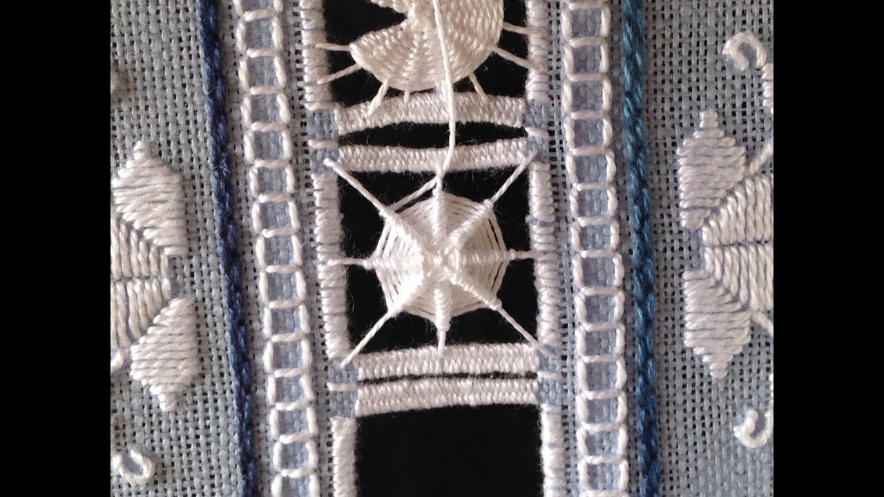 Wheel Filling in Punto Antico Embroidery