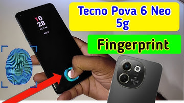 Tecno pova 6 neo 5g display fingerprint setting/Tecno pova 6 neo fingerprint lock/fingerprint sensor