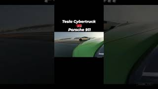 Tesla CyberTruck vs Porsche 911 / Тесла Кибертрак против Порше 911