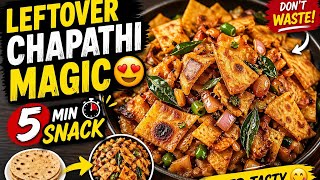 Leftover Chapathi Vaggara Recipe 😍 | Maneli Mikkida Chapathi inda Super Tasty Snack!