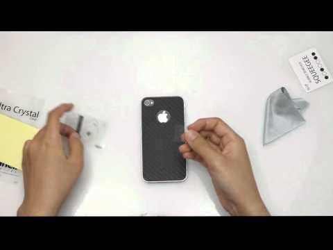Installation video of SGP Shield ULTRA COAT on iPhone 4 Compatible with Apple Bumper