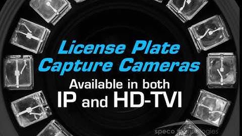 1080p License Plate Capture Cameras Comparison