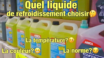 Comment faire la différence entre du liquide de refroidissement et du lave-glace ?