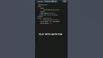 Create Bullet Like Animation with HTML Canvas | HTML5 Canvas Tutorial #shorts #coding #JavaScript