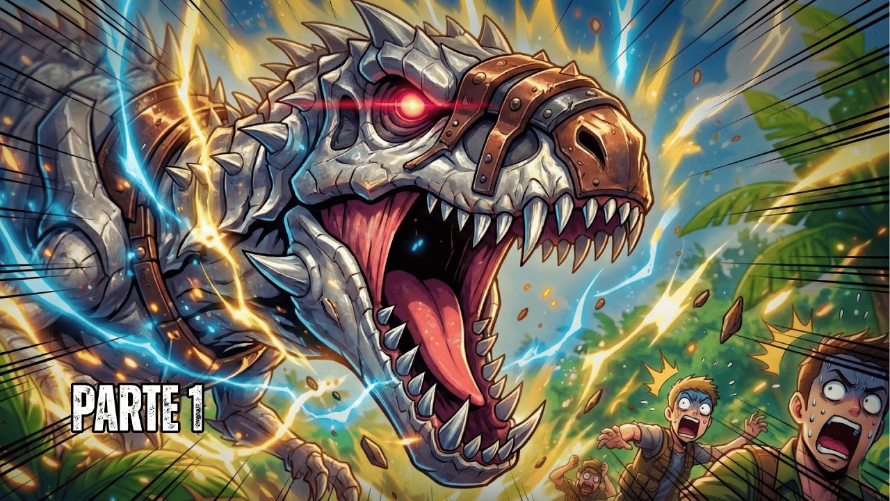 ☢️REENCARNÉ como un DINOSAURIO basura y DEVORO todo | Manhwa Resumen