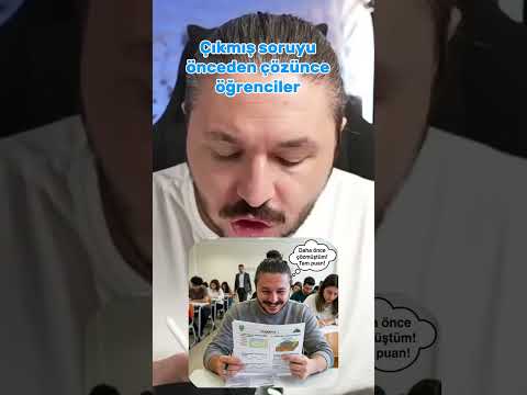Çıkmış soruyu önceden çözen öğrenci @cografyaninkodlari #shorts #yks