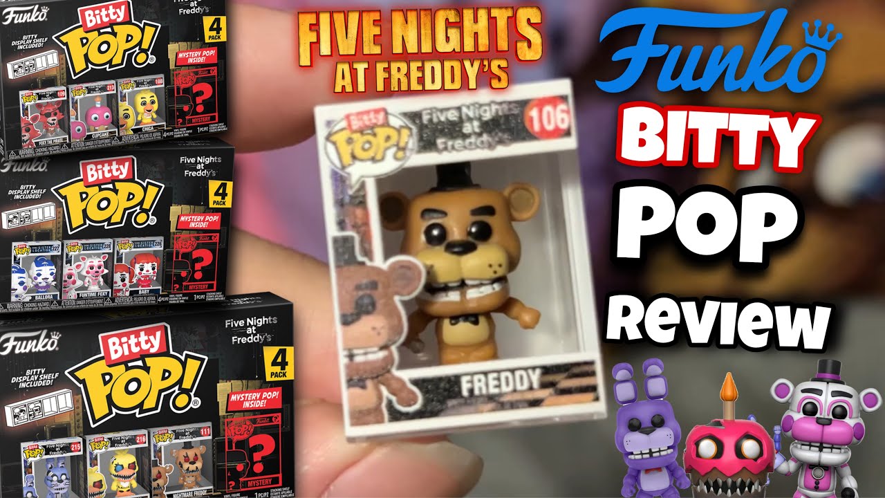 Funko FNAF bitty pops review (14 new pops!) 