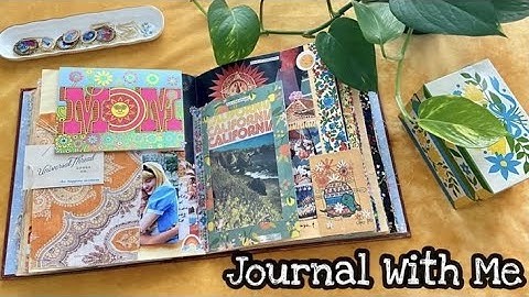 Journal With Me Video / Junk Journal Layout / Vintage Disneyland Memories
