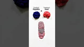 Creating "Speckled Cotton Candy"😍Satisfying Crunchy Texture Mixing! #asmr #satisfying #clayart #usa