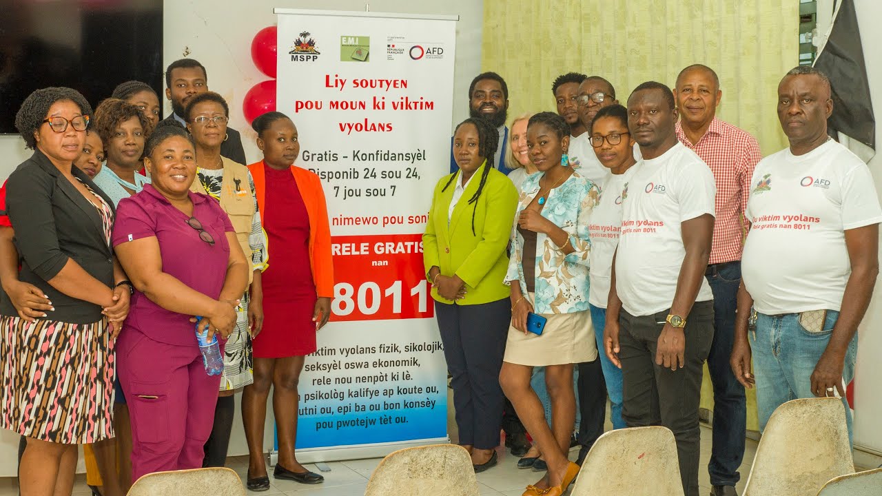 EMI Lancement Liy Soutyen pou moun ki viktim vyolans 8011