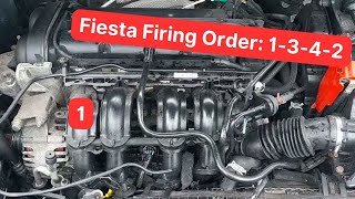 Ford Fiesta firing order (1.25, 1.4, 1.6 petrol engines)